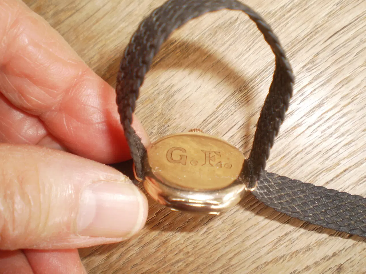 Billede 3 - Gammel Guldur m/initialer, 