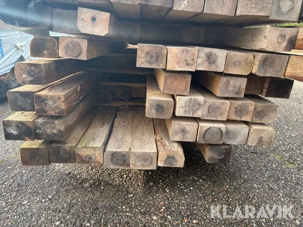 Billede 3 - Lot: reglar og stolper