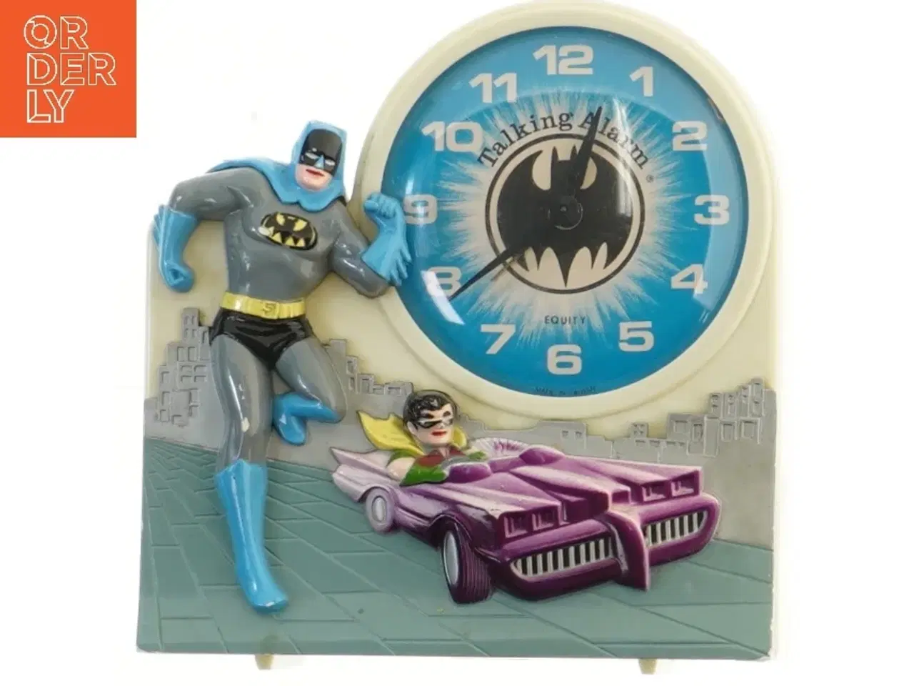 Billede 1 - Vintage Batman vækkeur fra Janex Corp. (str. 17x17,5 cm)