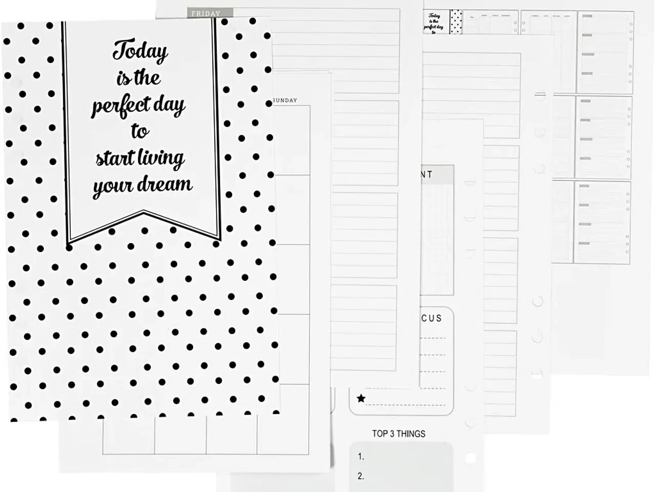 Billede 1 - Evighedskalender 142x210 mm - 7 sider til planlægning