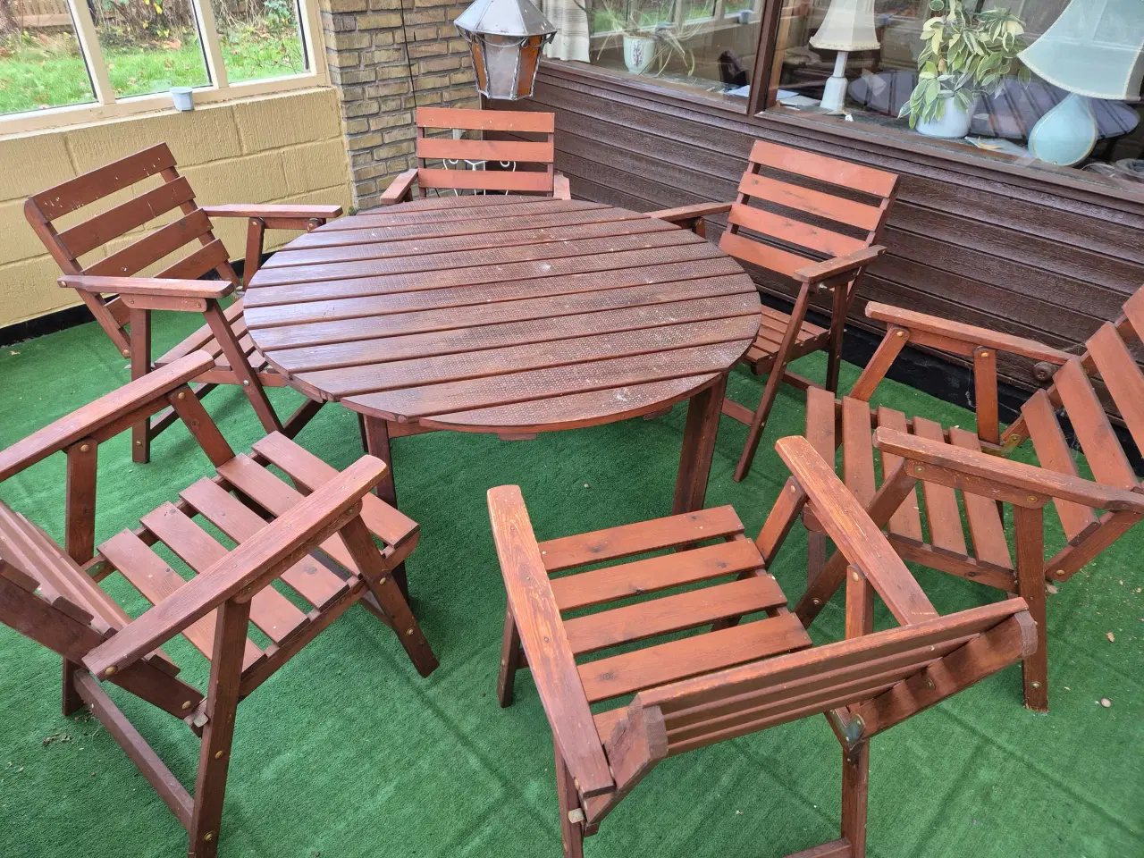 Billede 2 - Havebordet m stole