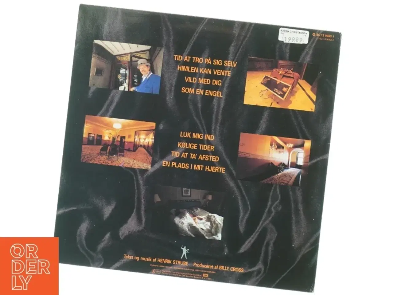 Billede 2 - Henrik Strube - Hjertets Vagabonder Vinyl LP fra CBS Records (str. 31 x 31 cm)