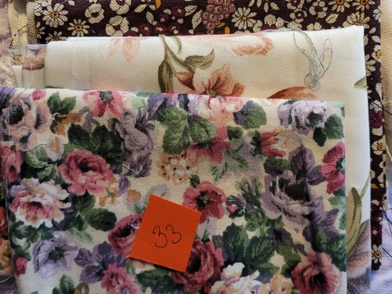 Billede 4 - Jule patchwork stof 