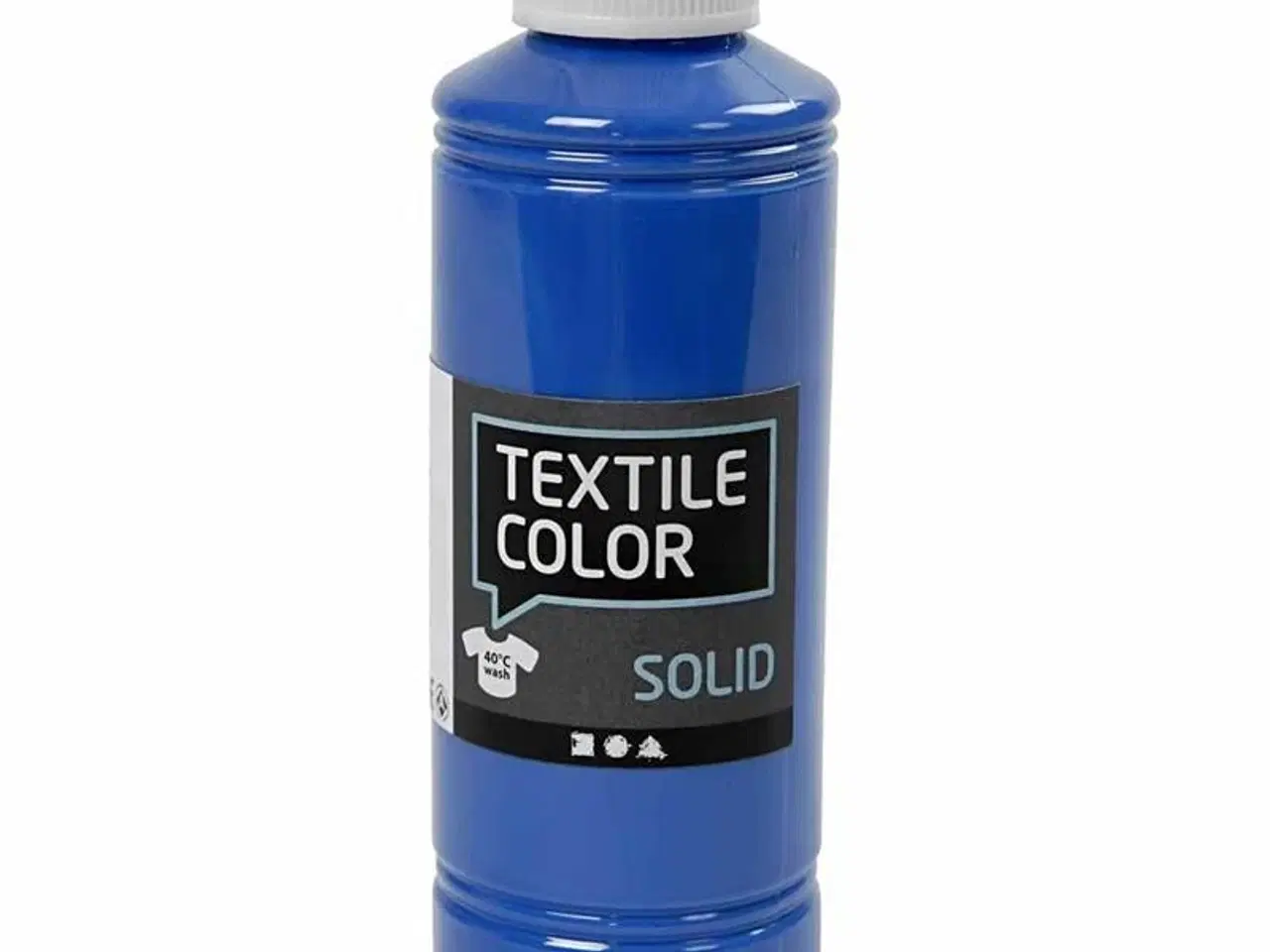 Billede 1 - Textile Solid Maling - Brilliant Blå 250ml