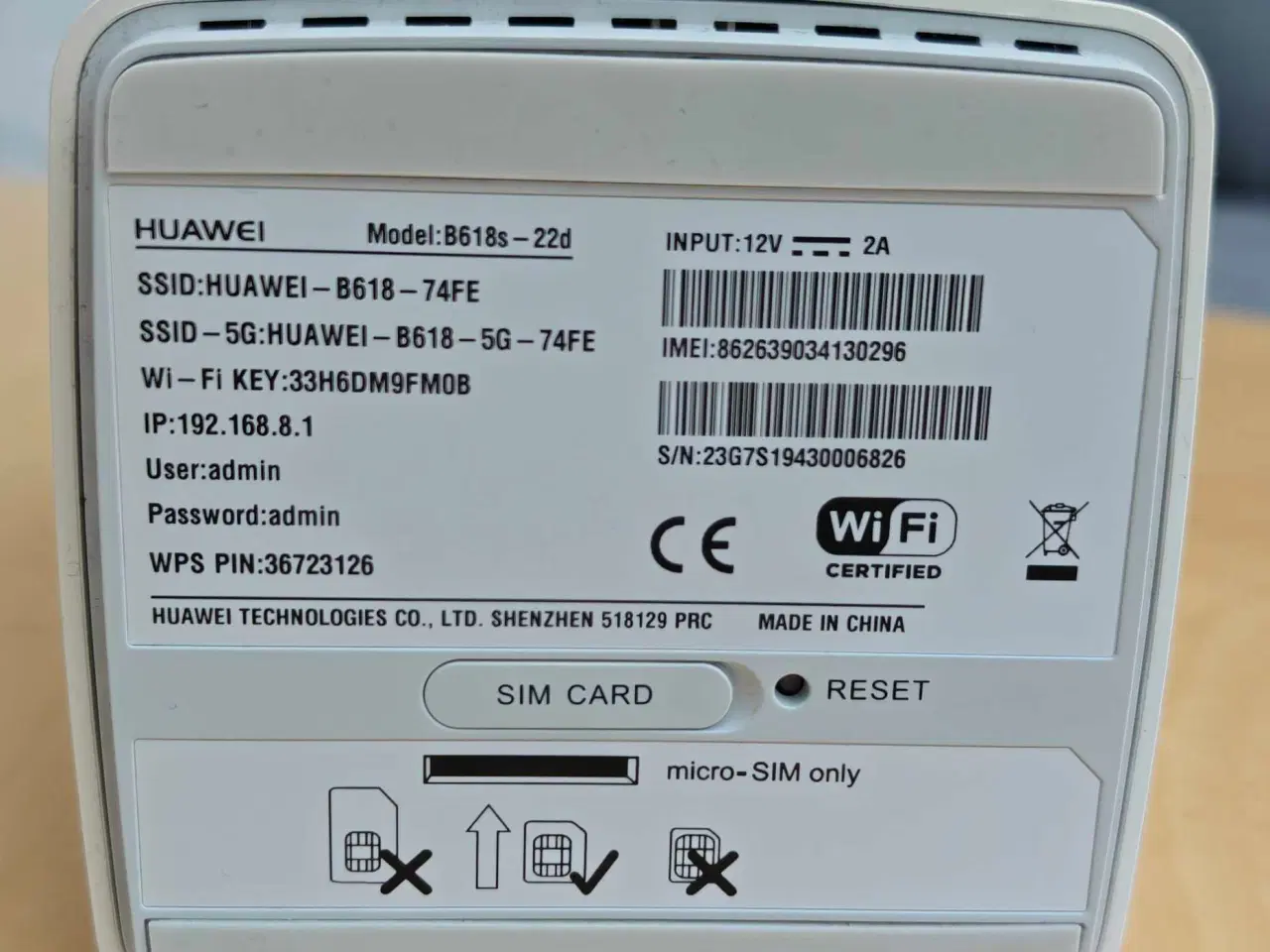 Billede 3 - Huawei B618s 4G Router 