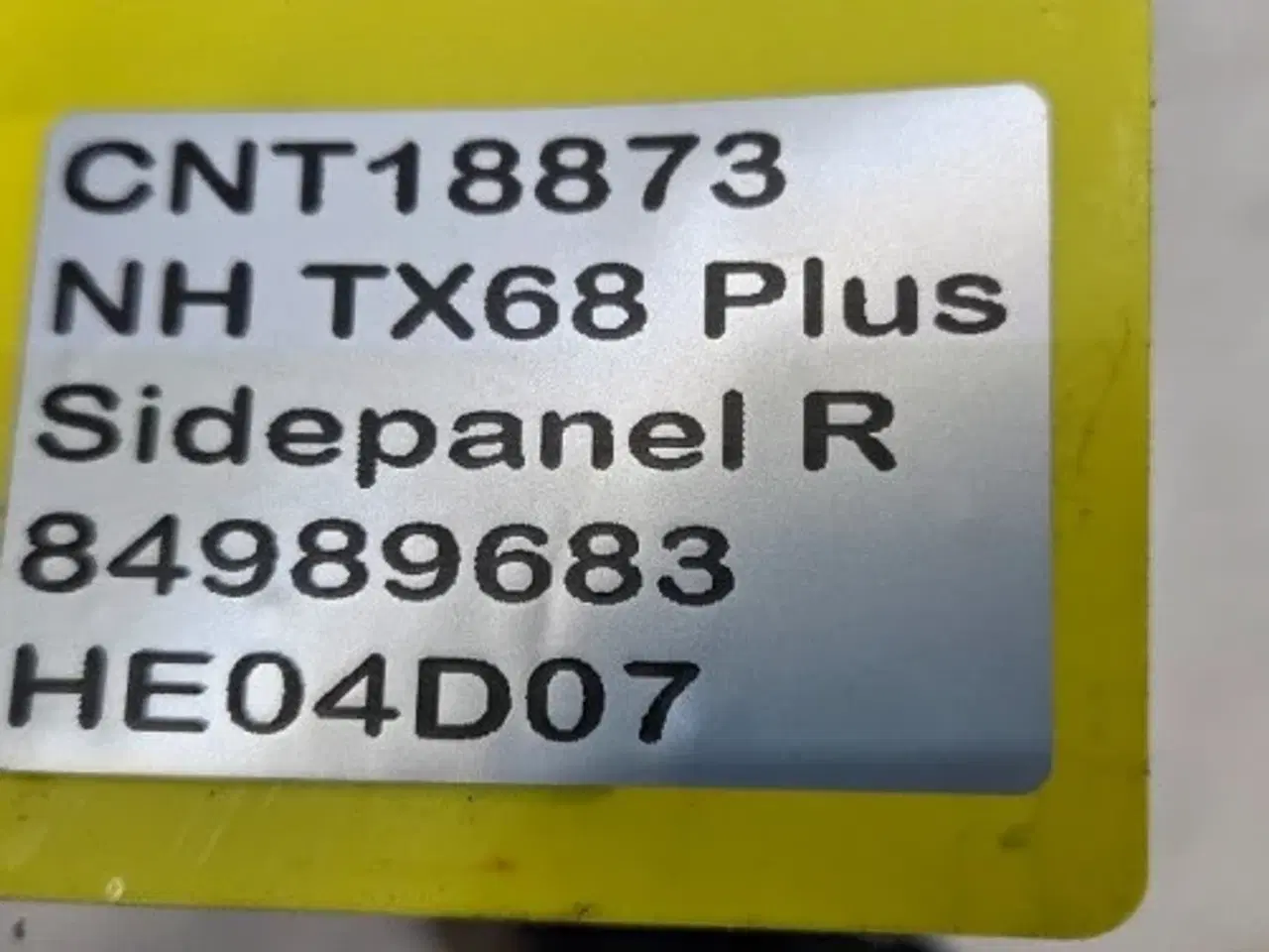 Billede 15 - New Holland TX68 Sidepanel R.  84989683