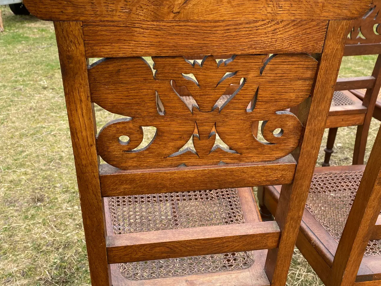 Billede 1 - Antikke spisebordsstole 4 stk