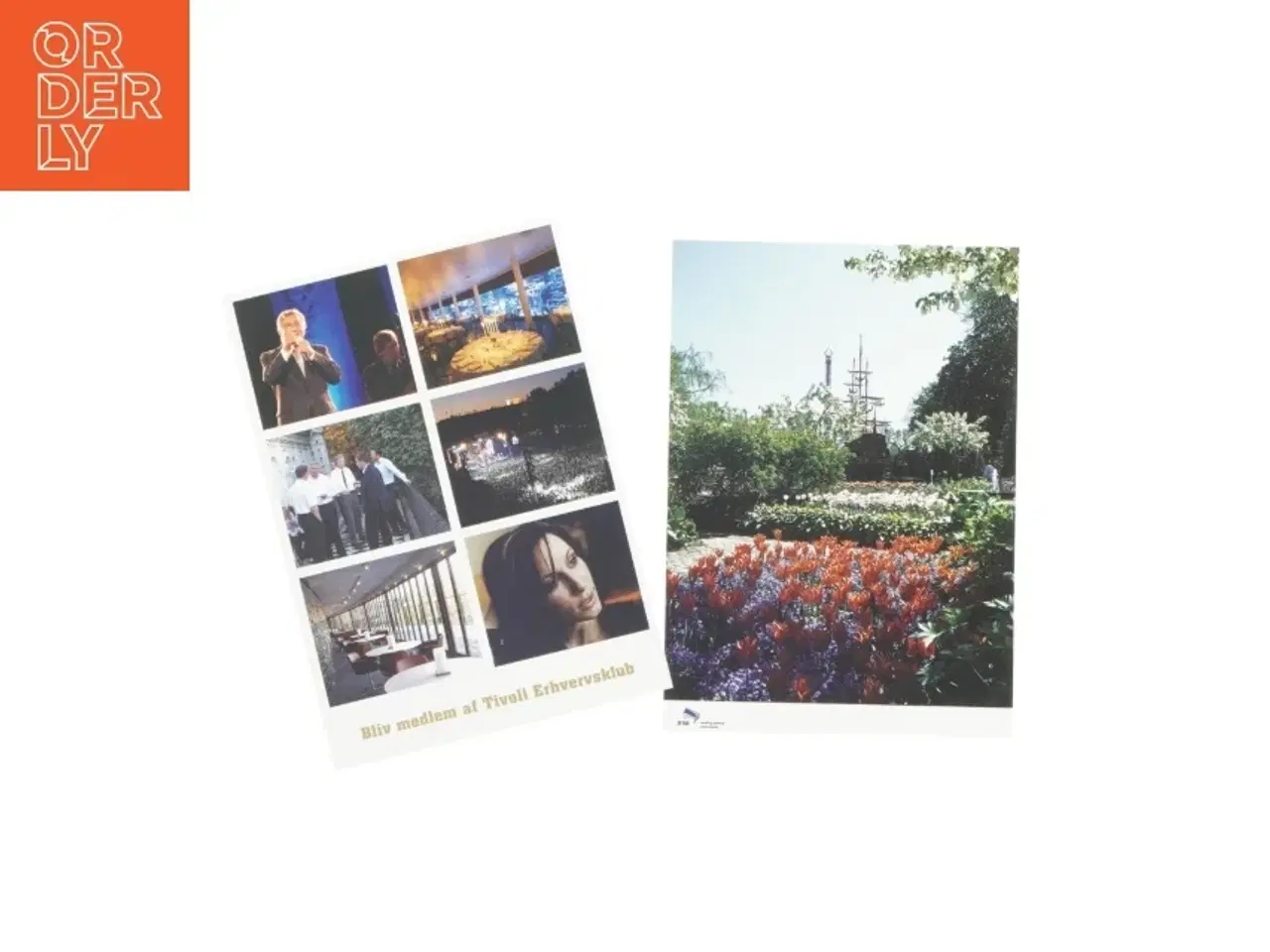 Billede 1 - Tivoli postkort fra Tivoli (str. 2 stk 15x10,5 cm)