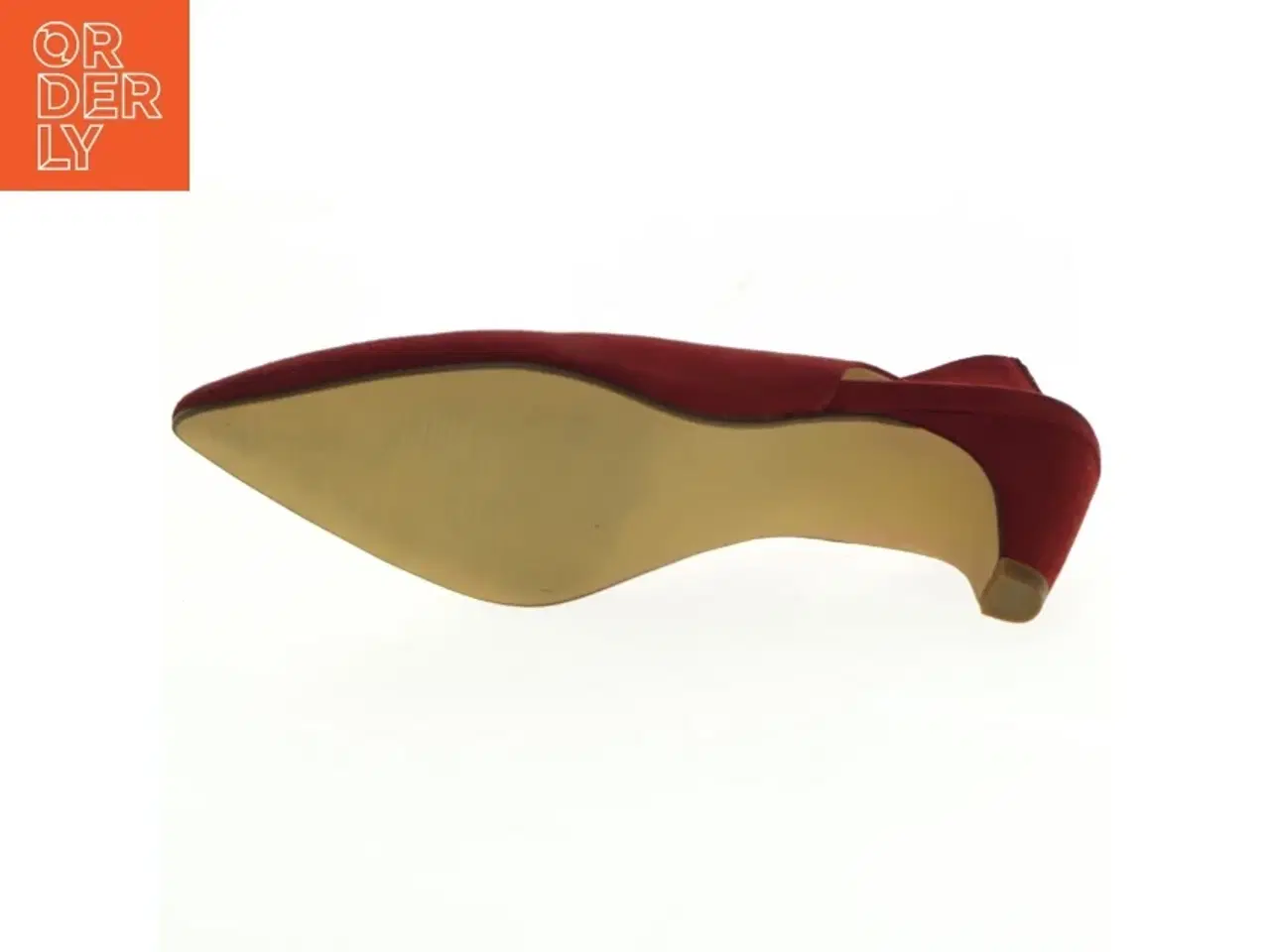 Billede 7 - Røde ruskindspumps (str. 38)