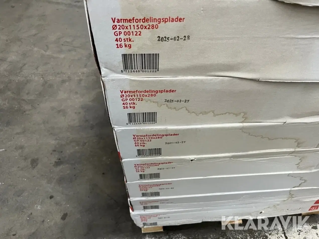 Billede 6 - Varmefordelingsplader GT Floor ø20 1150x280 - 9 kasser