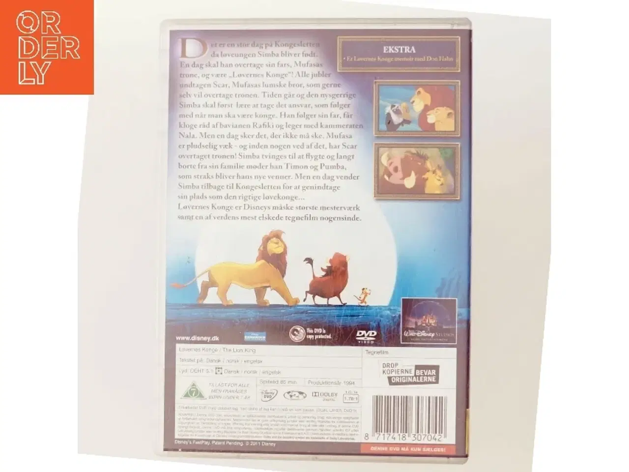 Billede 3 - Løvernes konge fra Walt Disney med Matthew Broderick (DVD)