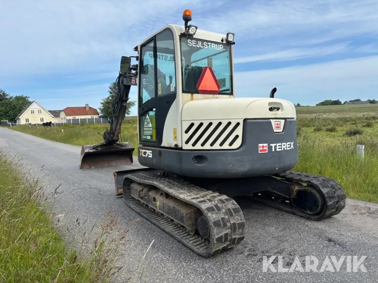 Billede 2 - Gravemaskine Terex TV75 med tilbehør
