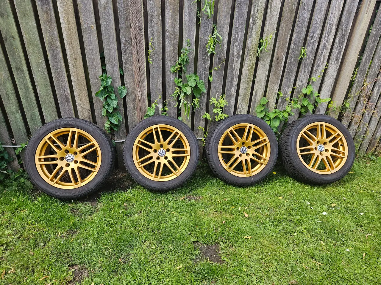 Billede 6 - Vw vinter fælge i guld