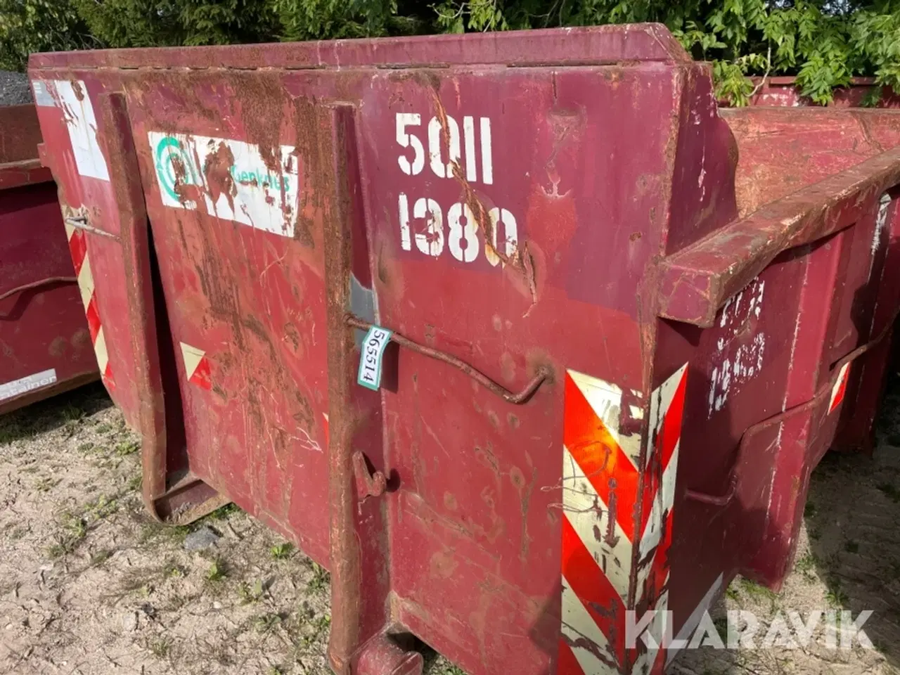 Billede 1 - Åben container Aasum Container 5-11.5 med skilleru