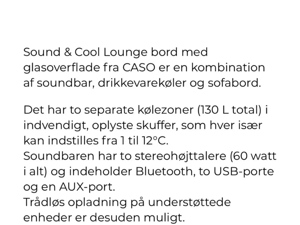 Billede 5 - Sofabord m. køleskab