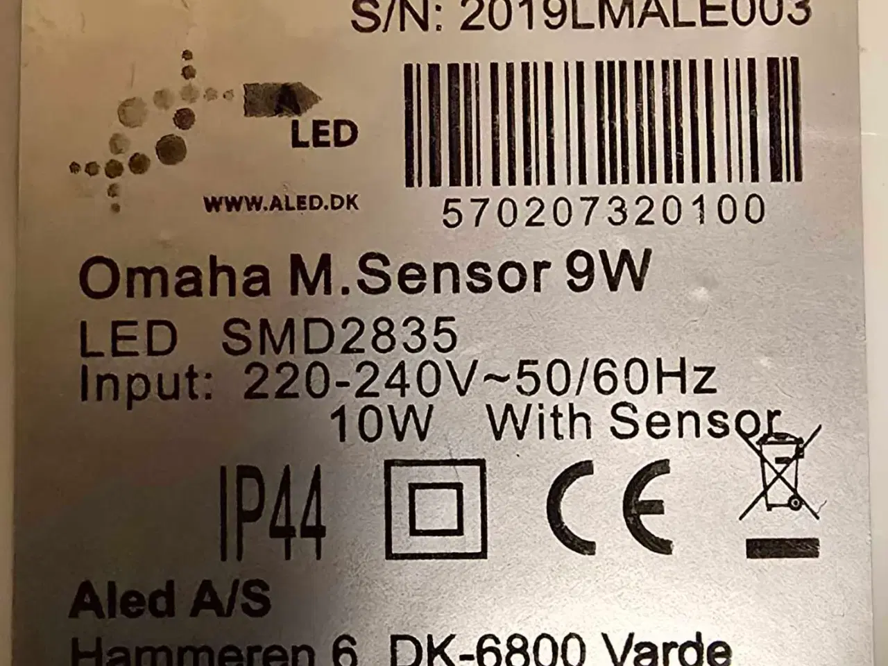 Billede 5 -  Led lampe.