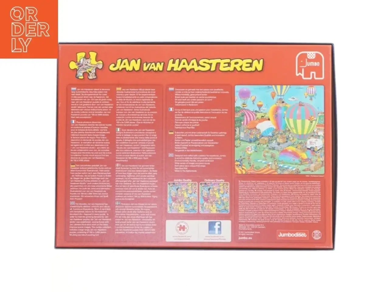 Billede 2 - Jan van Haasteren puslespil fra Jumbo (str. 1000 brikker)