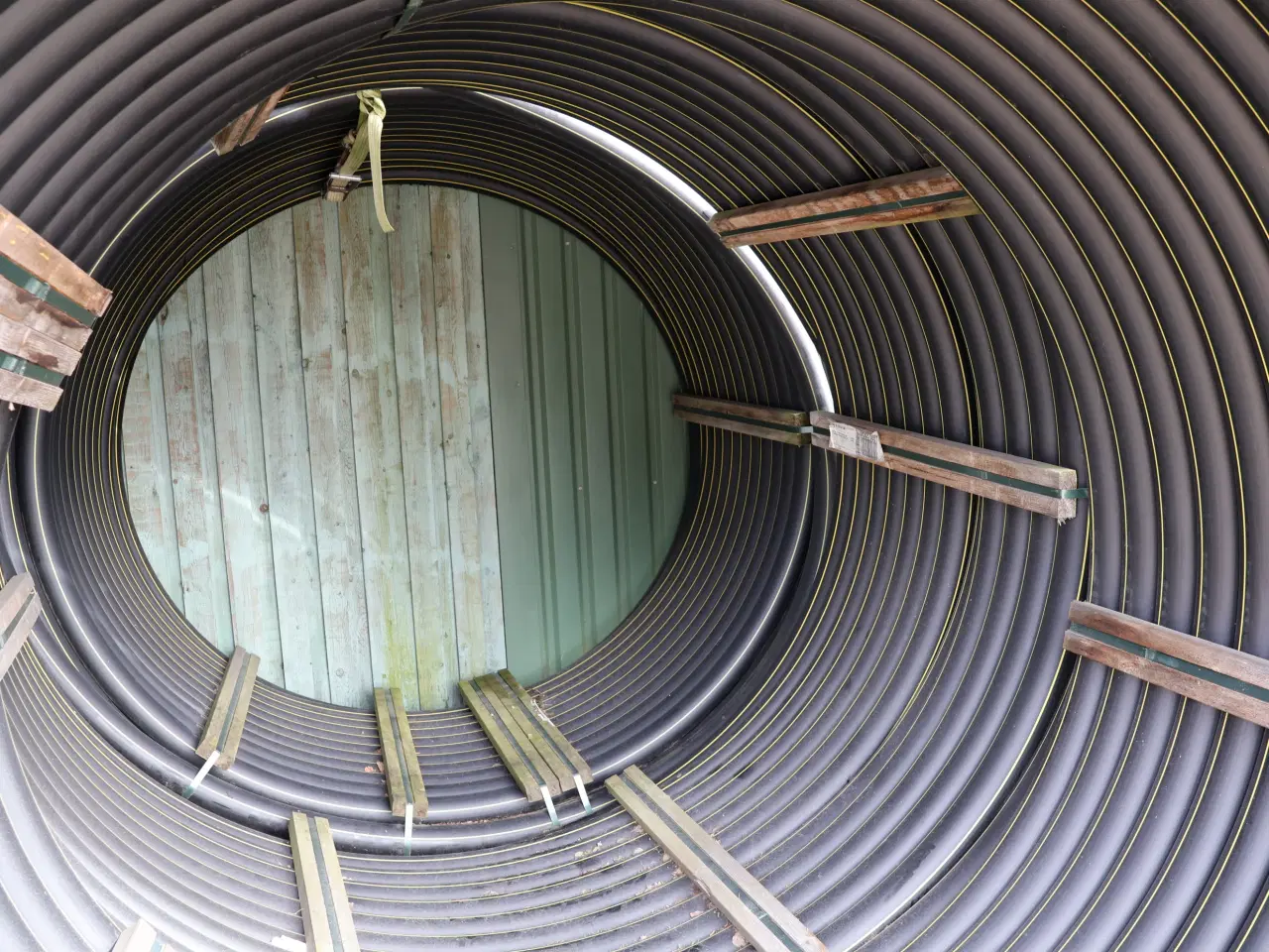 Billede 4 - 250m Wavin PE cable pipe SRE-P90-P100 BK/YL