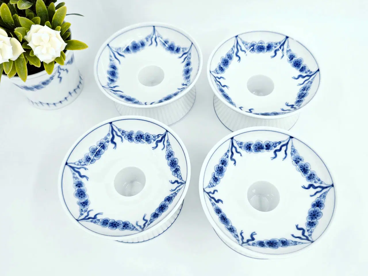 Billede 7 - Empire Lysestage Til Kertel Lys og Bloklys 