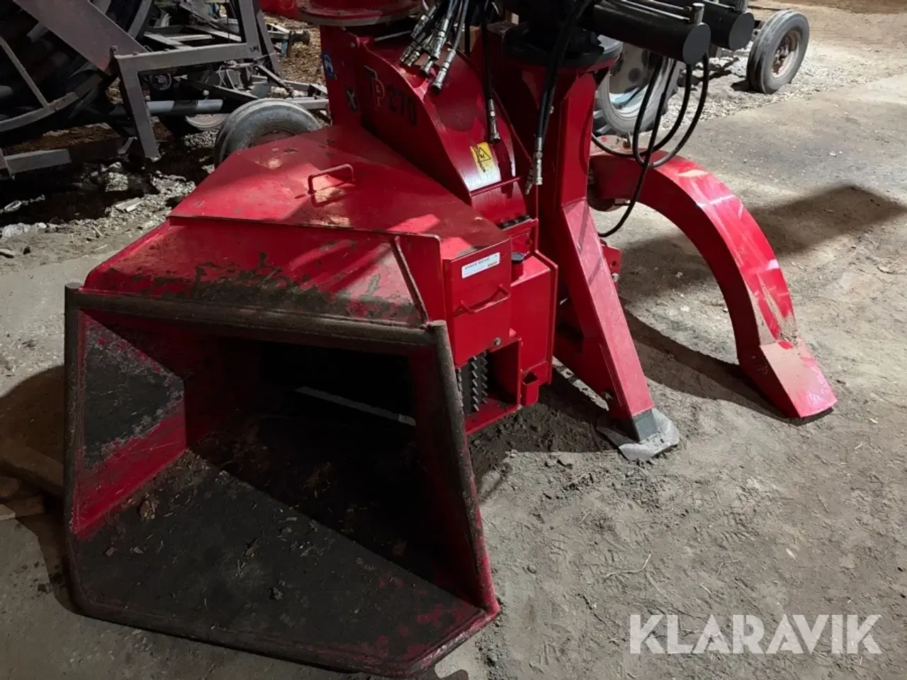 Billede 3 - Flishugger Linddana TP 270 PTO K med kranie vogn