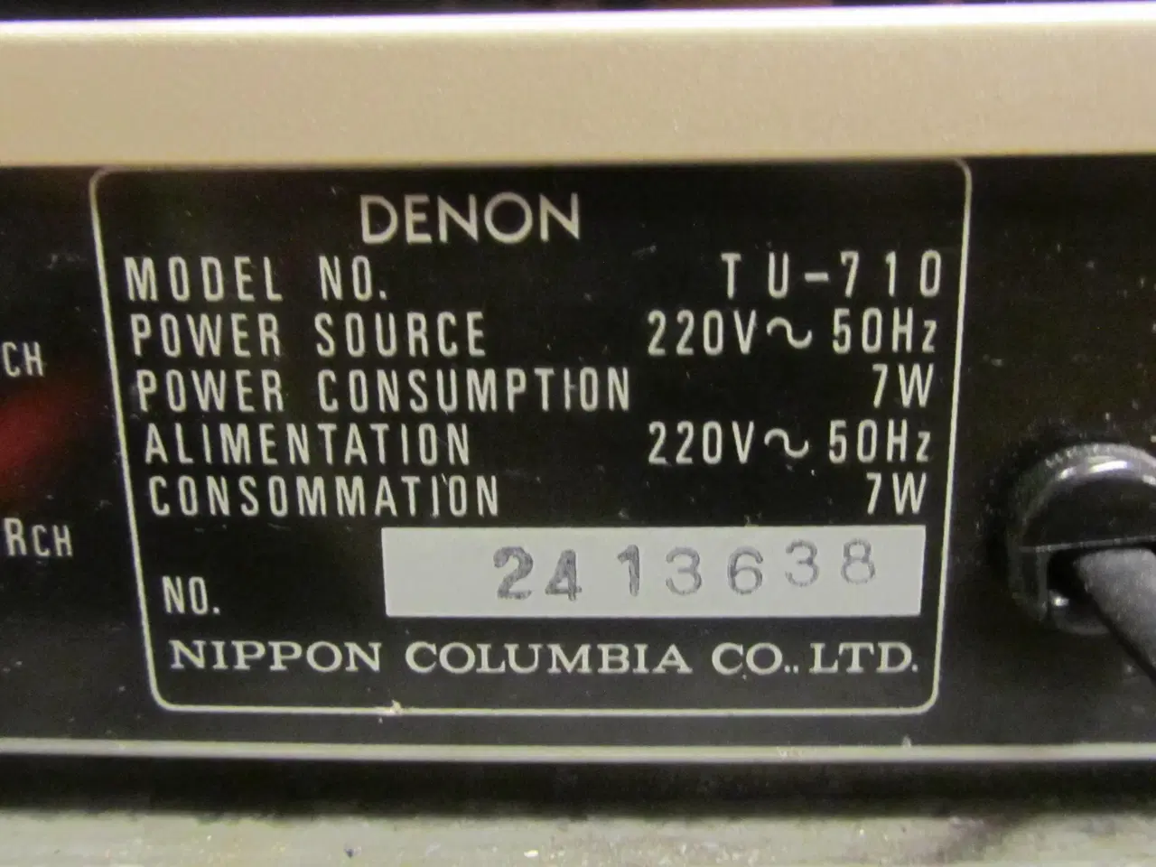 Billede 8 - DENON PMA-710 og DENON TU-710