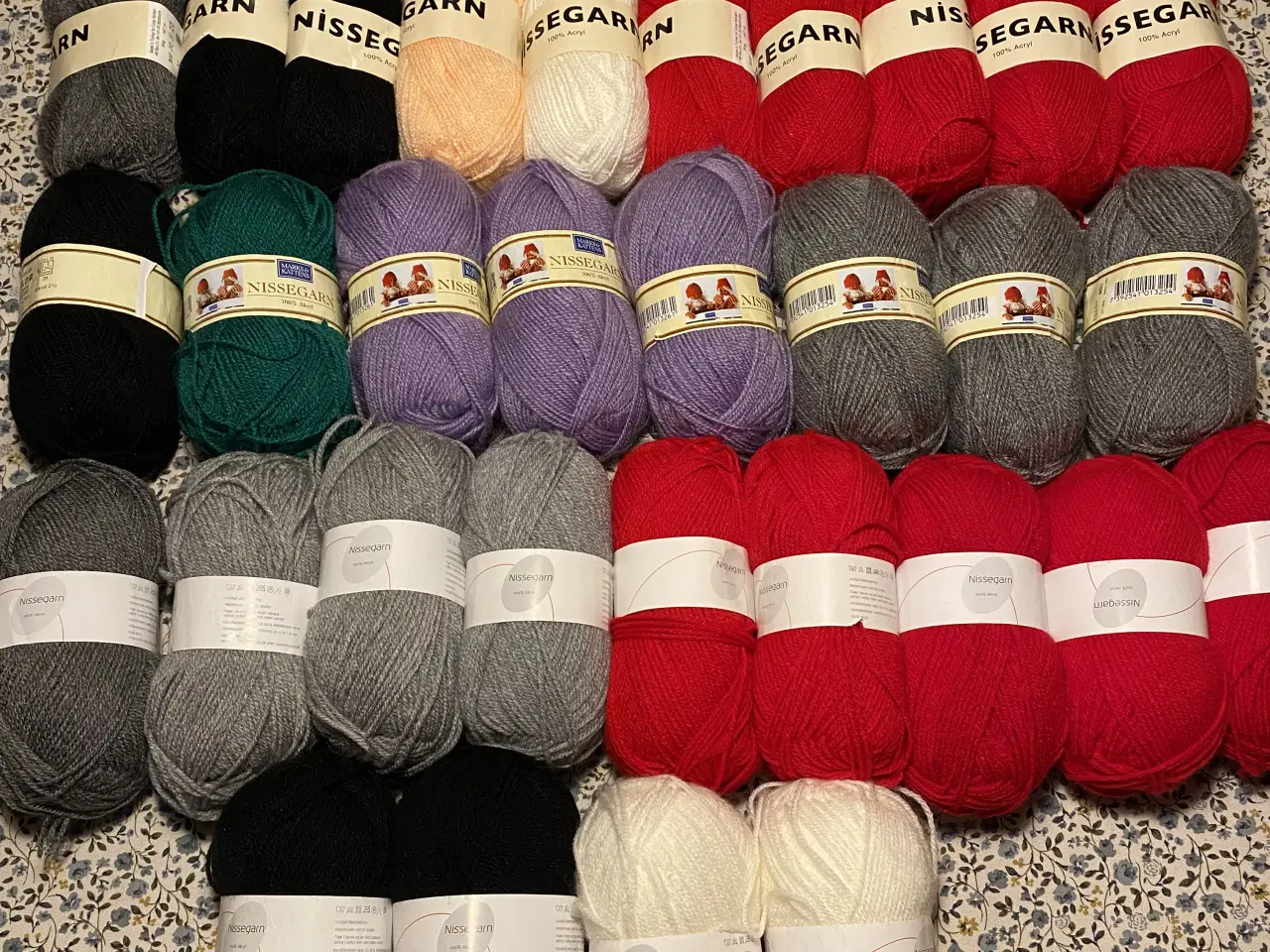 Billede 1 - Nisse garn 100% acryl