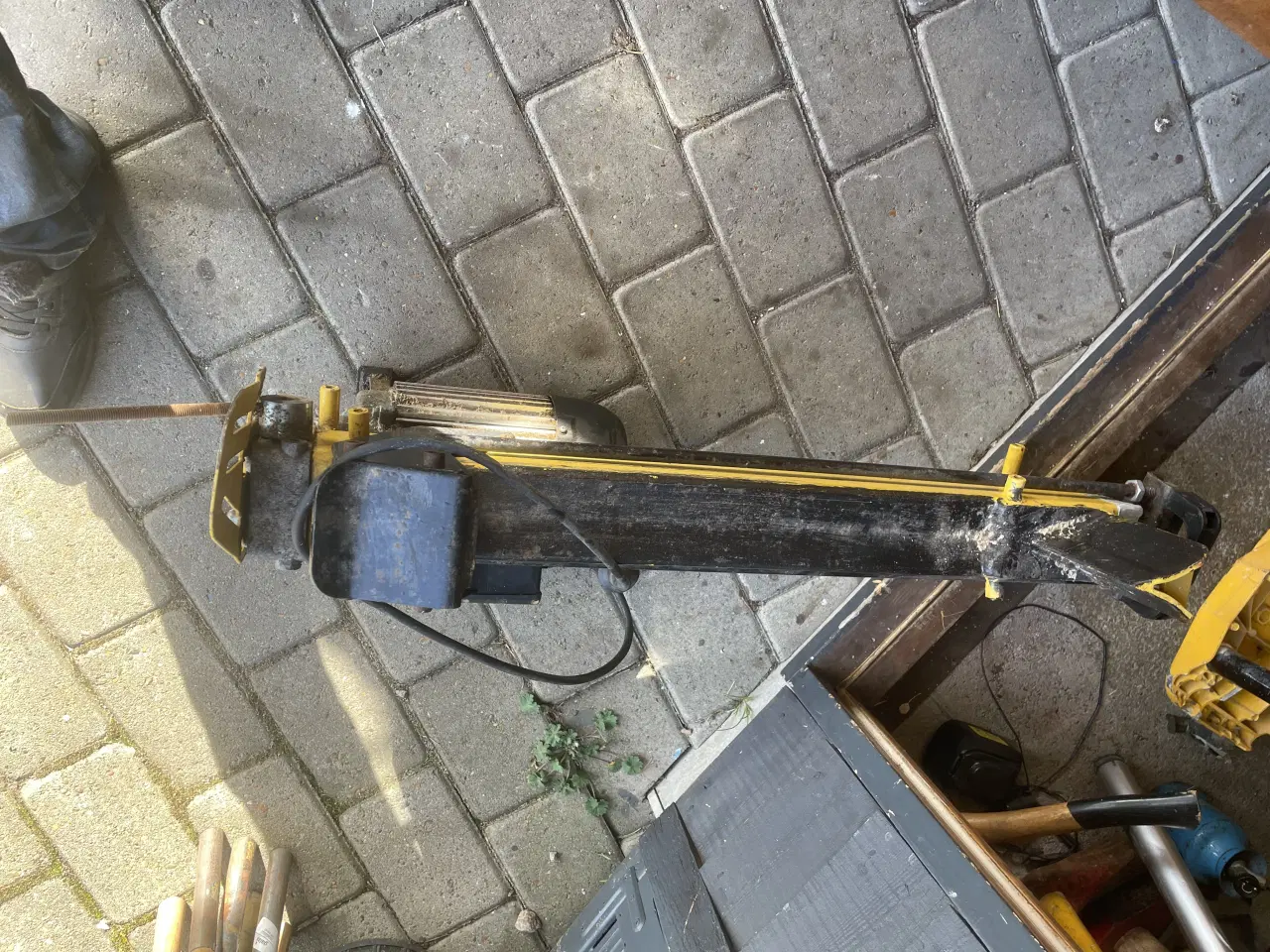 Billede 3 - Sælger en brændekløver med Texas motor. Motoren kø