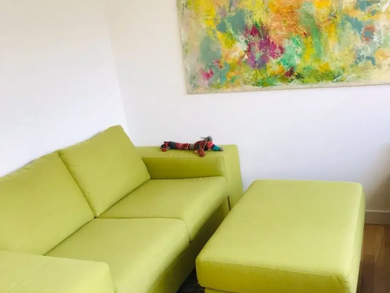 Billede 3 - Lækker sofa med puf