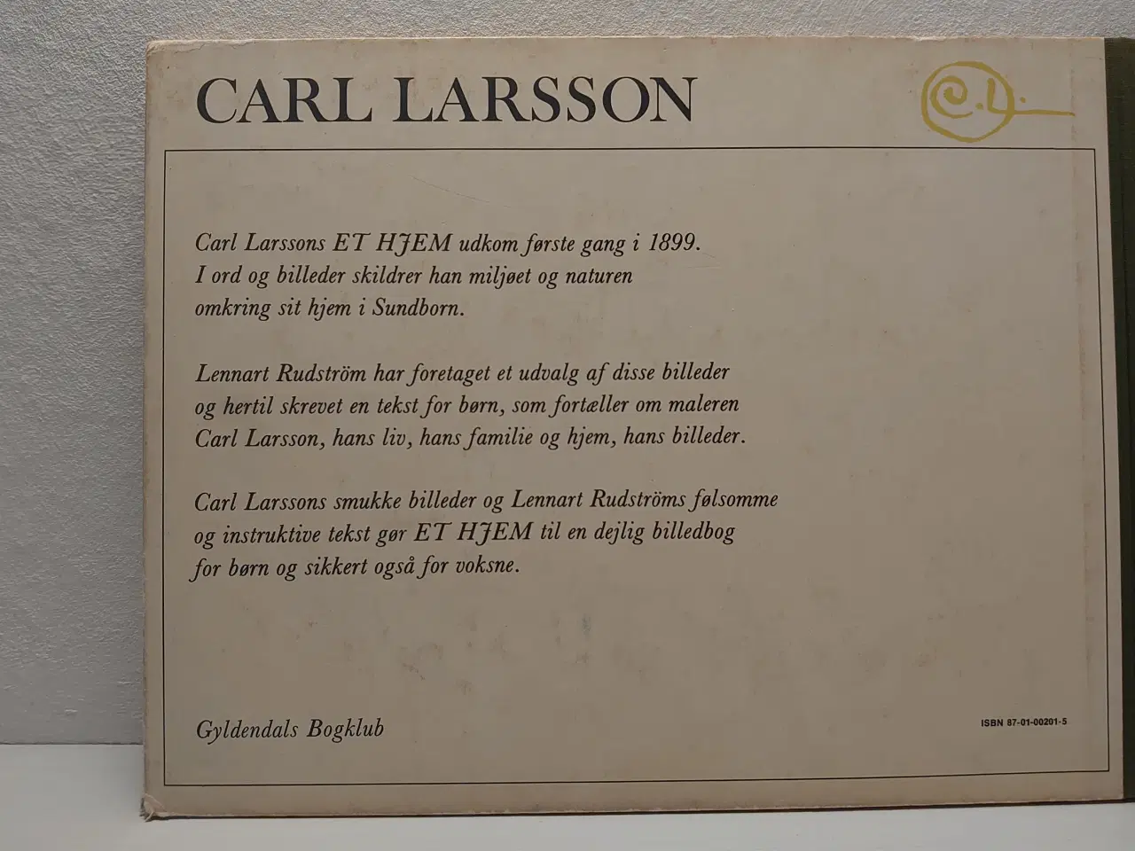 Billede 2 - Carl Larsson: Et Hjem. Tekst L. Rudström. 1976