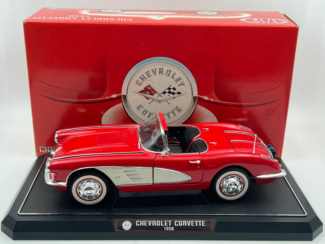 Billede 1 - 1958 Chevrolet Corvette 1:12  Super flot!