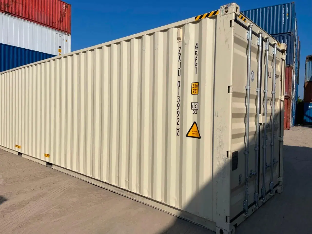 Billede 5 - Står i Hvidovre NY 40 fods HC Container i Cremfarv