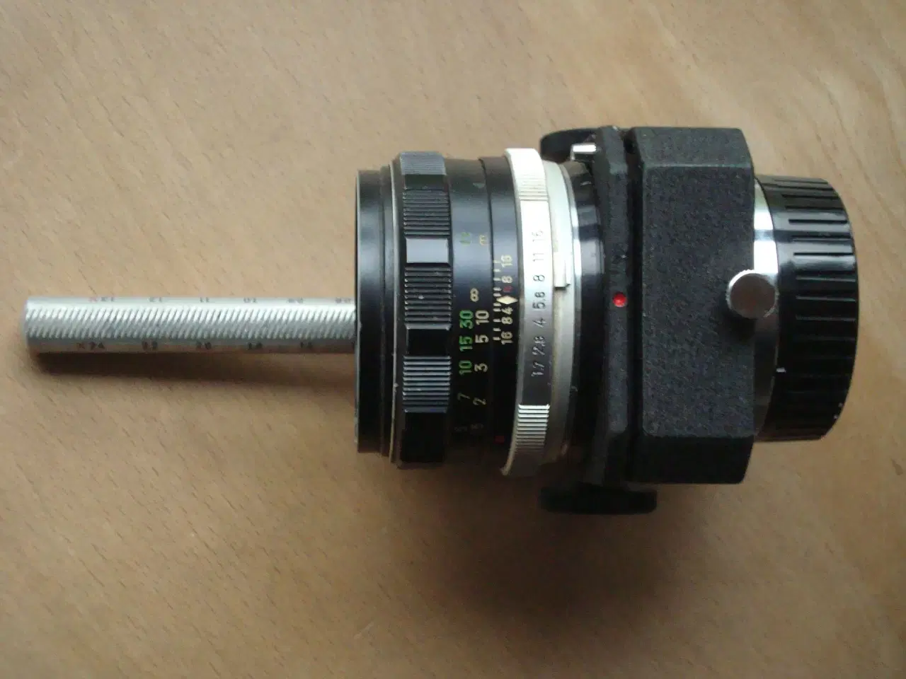 Billede 1 - Minolta bælg med MC 55mm 1:1.7.