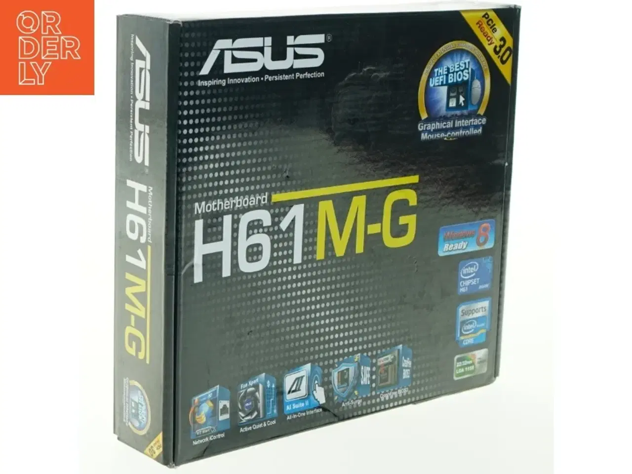 Billede 1 - ASUS H61M-G bundkort fra Asus (str. 22x24,5 cm)