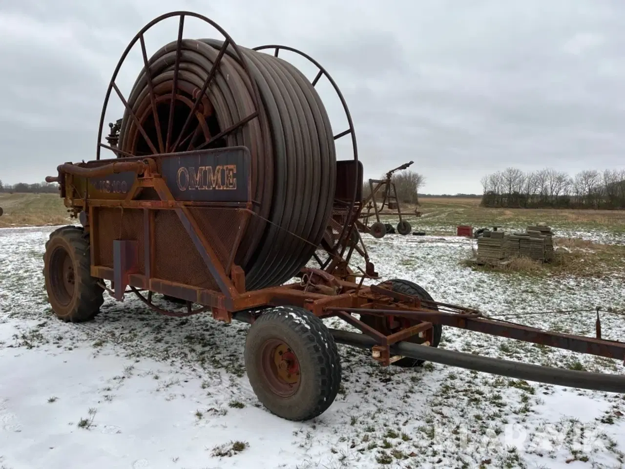 Billede 10 - Vandingsmaskine Omme Ks-110 375 meters slange