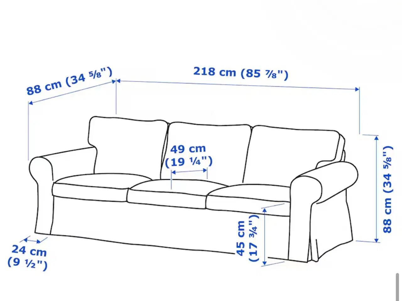 Billede 1 - 3 Pers sofa 