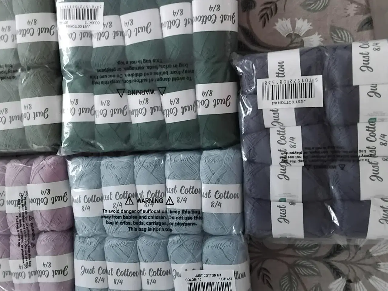 Billede 1 - Bomuldsgarn 8/4, 10 ngl pr pakke