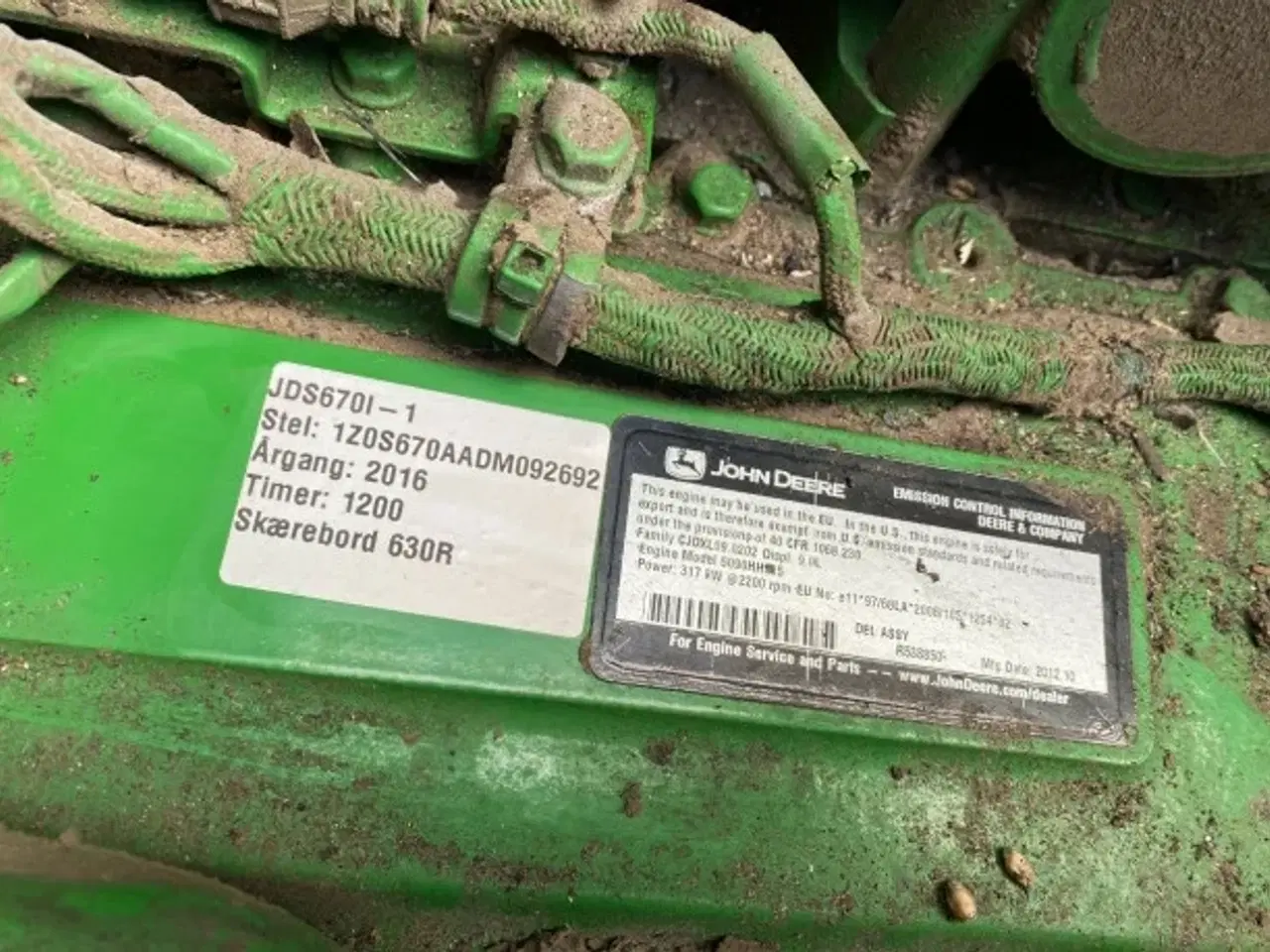 Billede 18 - John Deere S670i Sælges i dele/For parts 