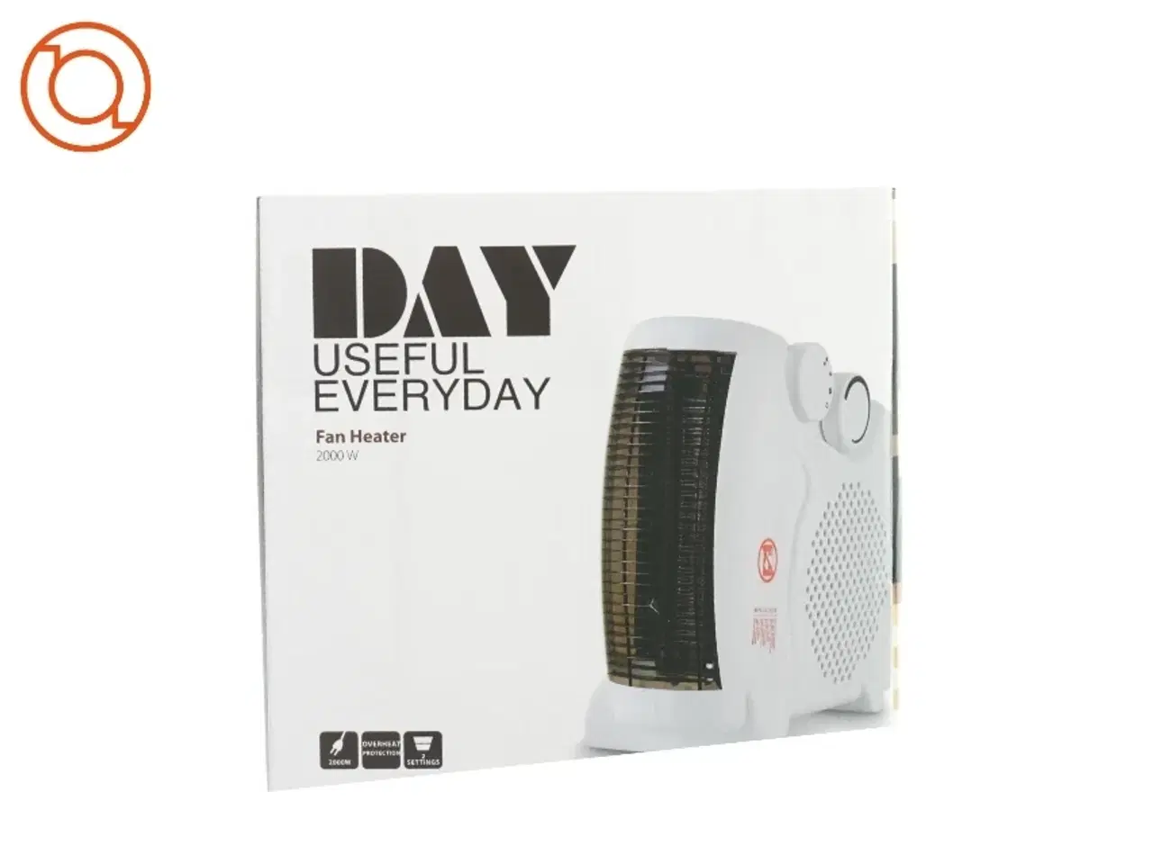 Billede 4 - Fan heater fra Day (str. LBH 23x12x24 cm)