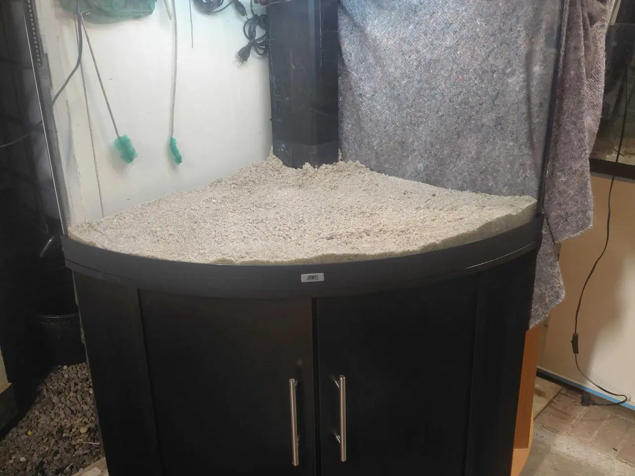 Billede 1 - Hjørneakvarie 190L 