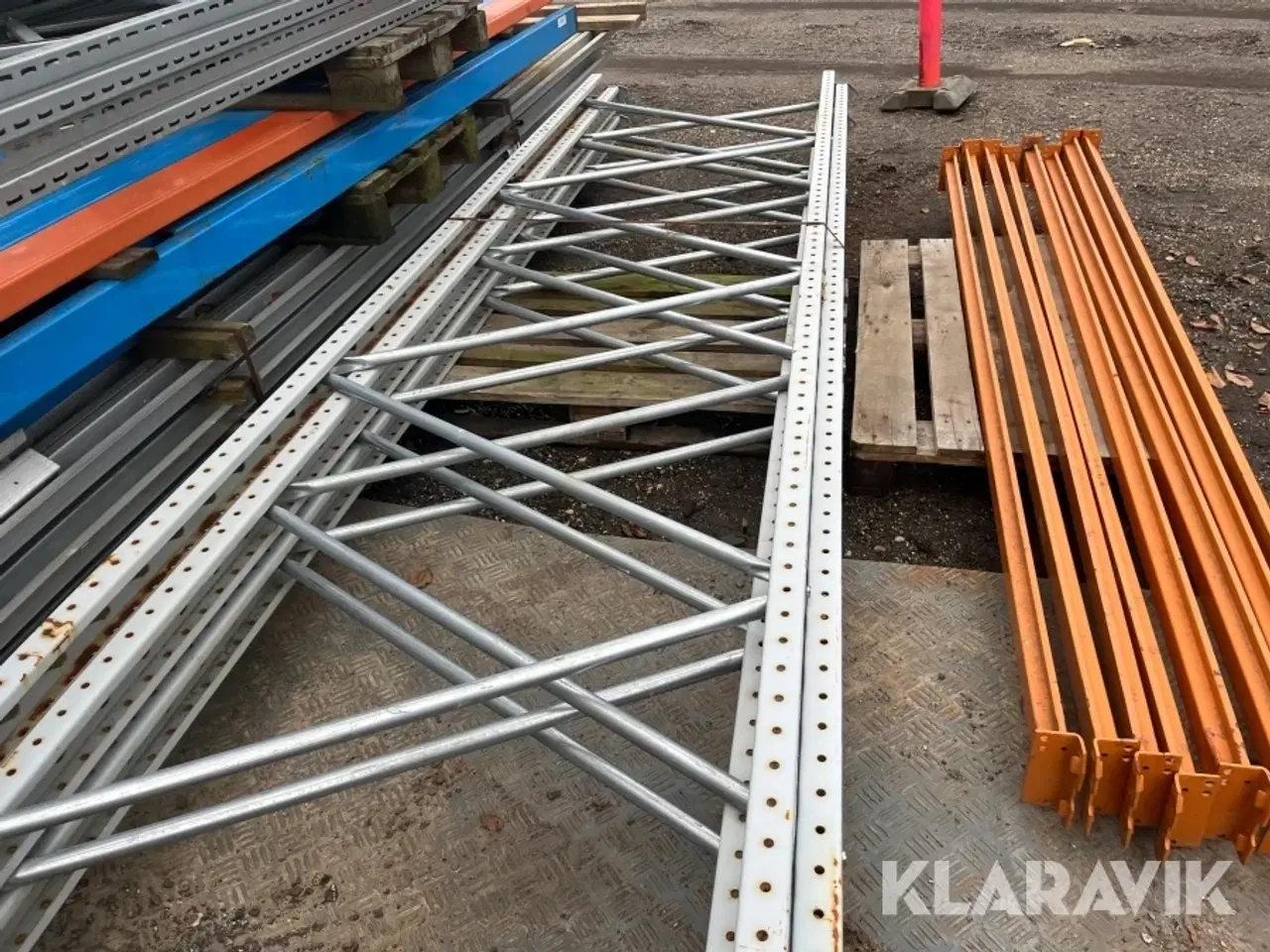 Billede 3 - Pallereol med 4 hylder