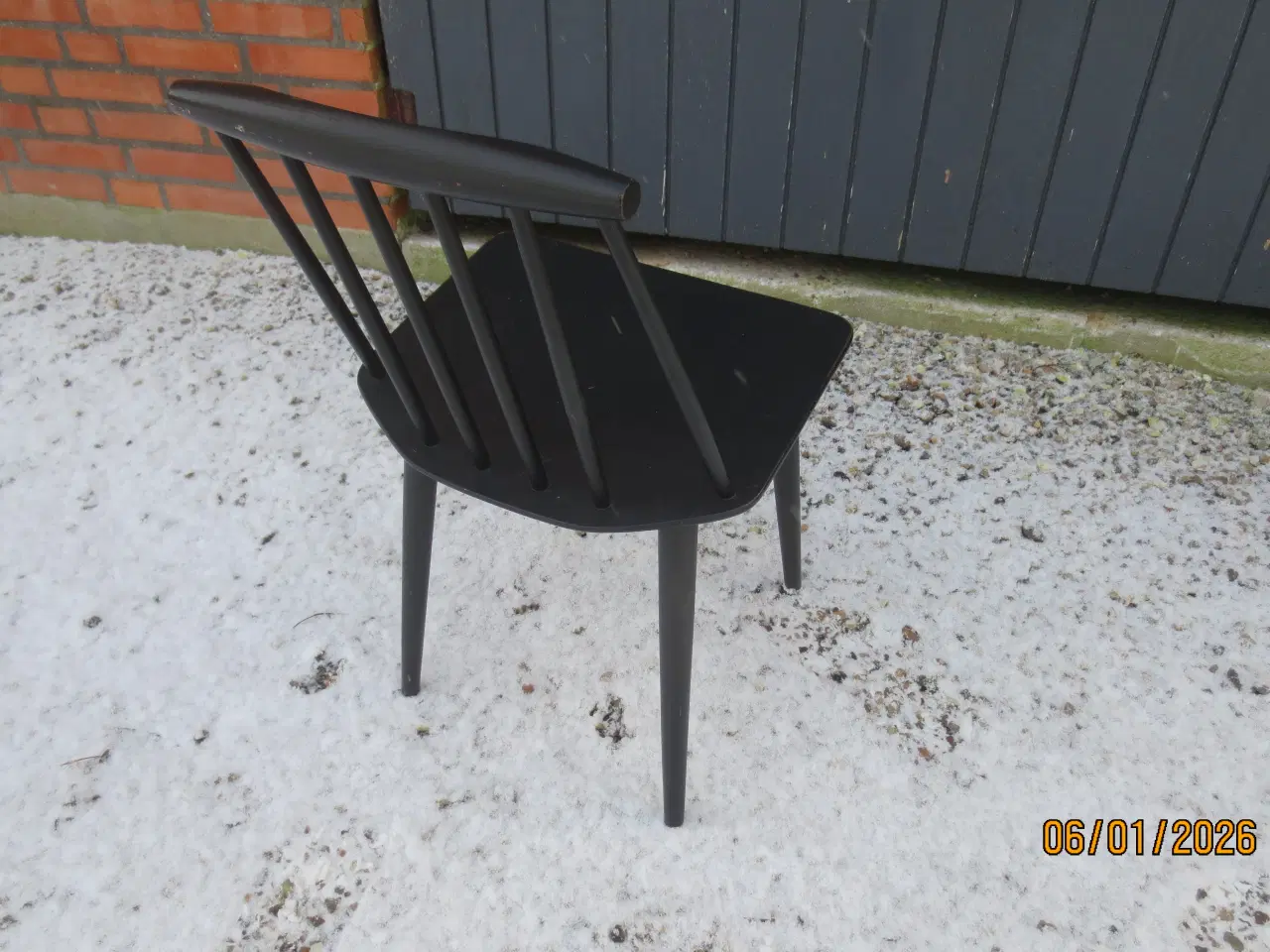 Billede 3 - 1 stk FDB Pindstol Nr 69 Sort