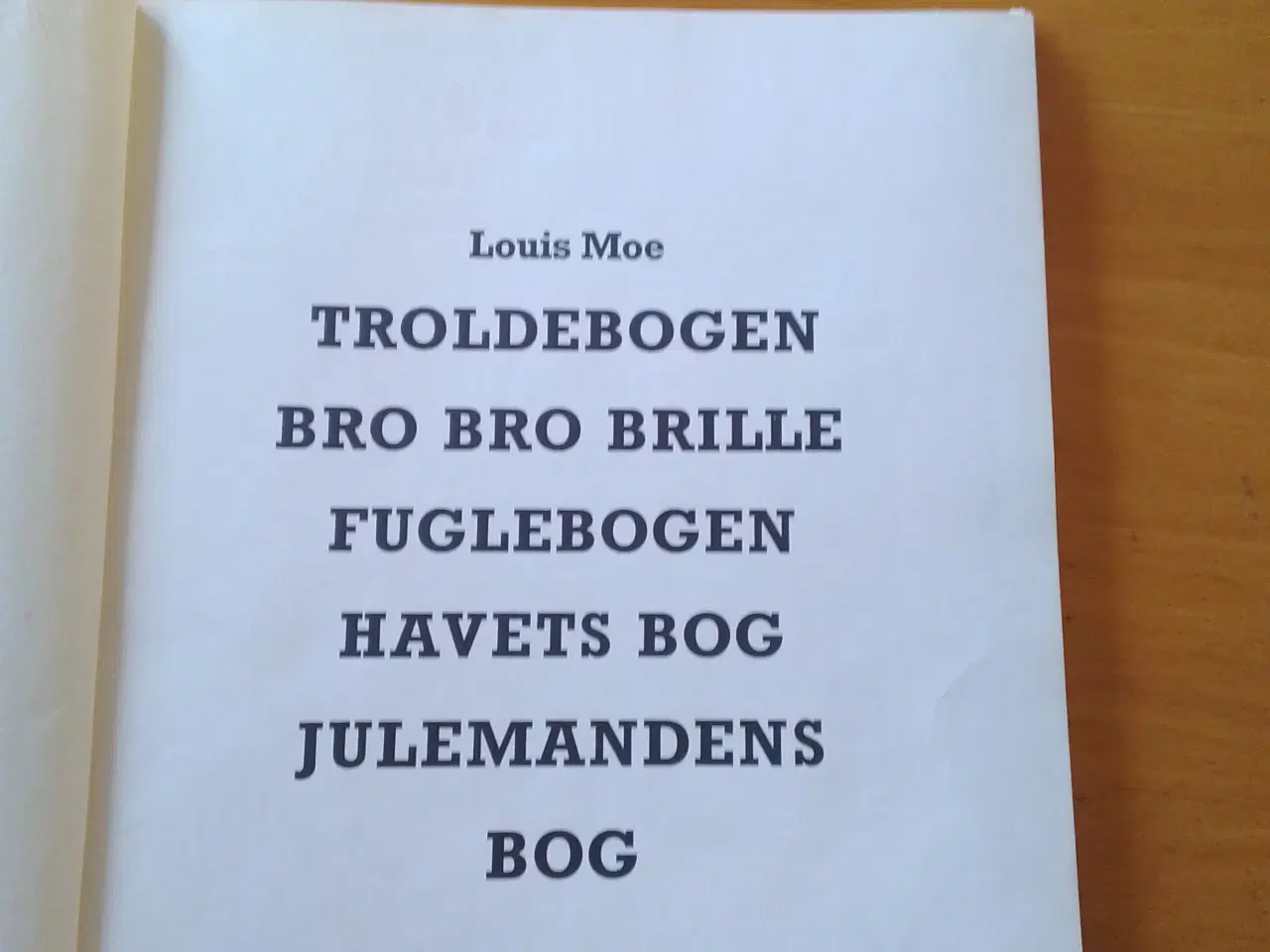 Billede 2 - 5 Louis Moe's billedbøger i jubilæumsudgave