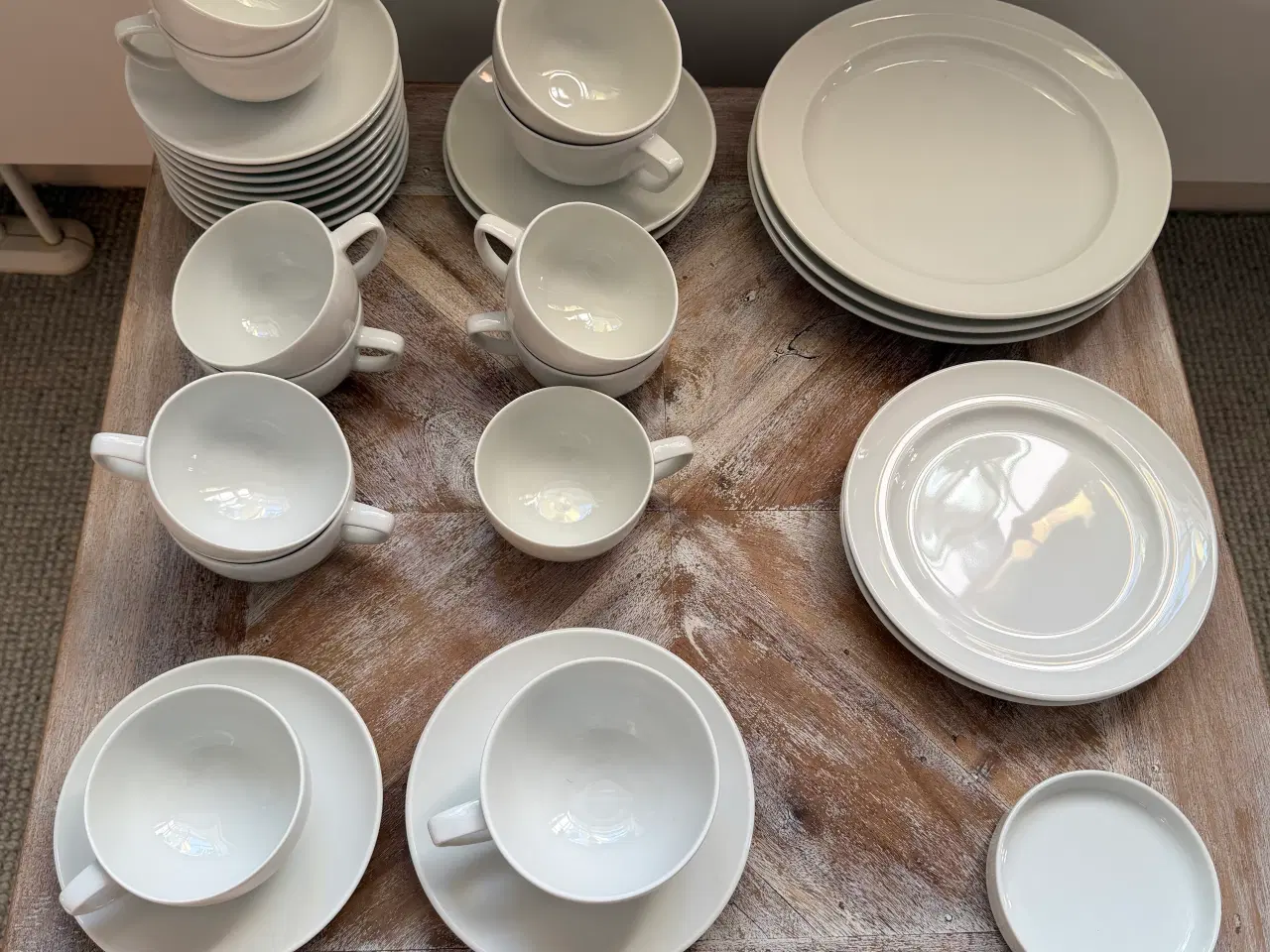 Billede 2 - Hvidpot stel, original Royal Copenhagen udgave