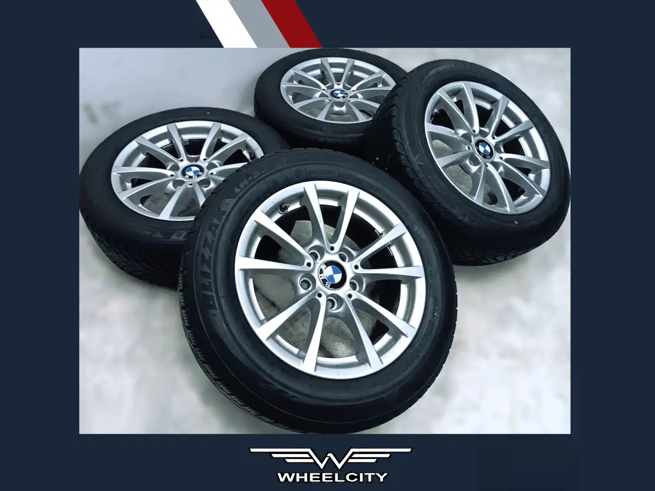 Billede 1 - 5x120 16" ET31 nav 72,6ø BMW vintersæt inkl.TPMS