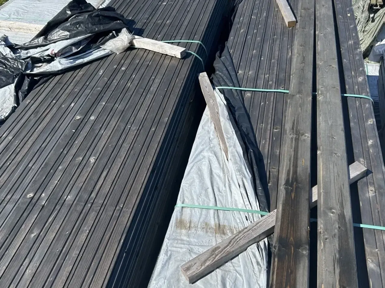 Billede 4 - Udvendig beklædning Bergene Holm imprægneret gran sort