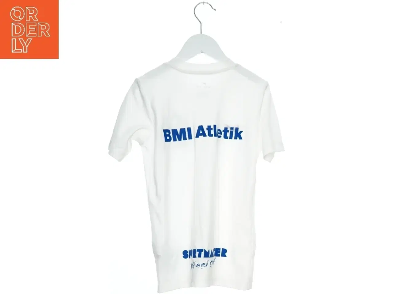 Billede 2 - Hvid Nike T-shirt med BMI Atletik mærke fra Nike (str. 128)