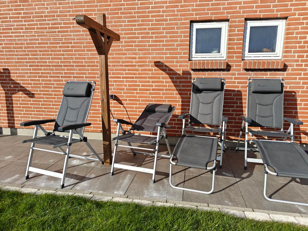 Billede 2 - Isabella campingstole høj ryg nakkespude fodstøtte