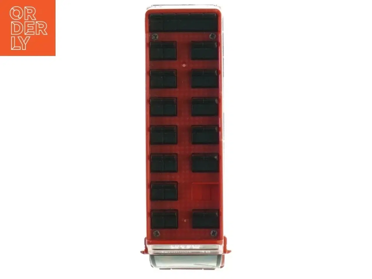 Billede 4 - Modelbus, dobbeltdækker (str. 14 og en halv cm x 4 cm)