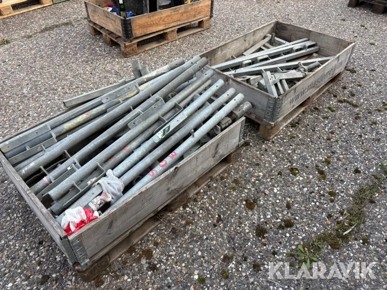 Billede 1 - Standere til gelænder på stillads