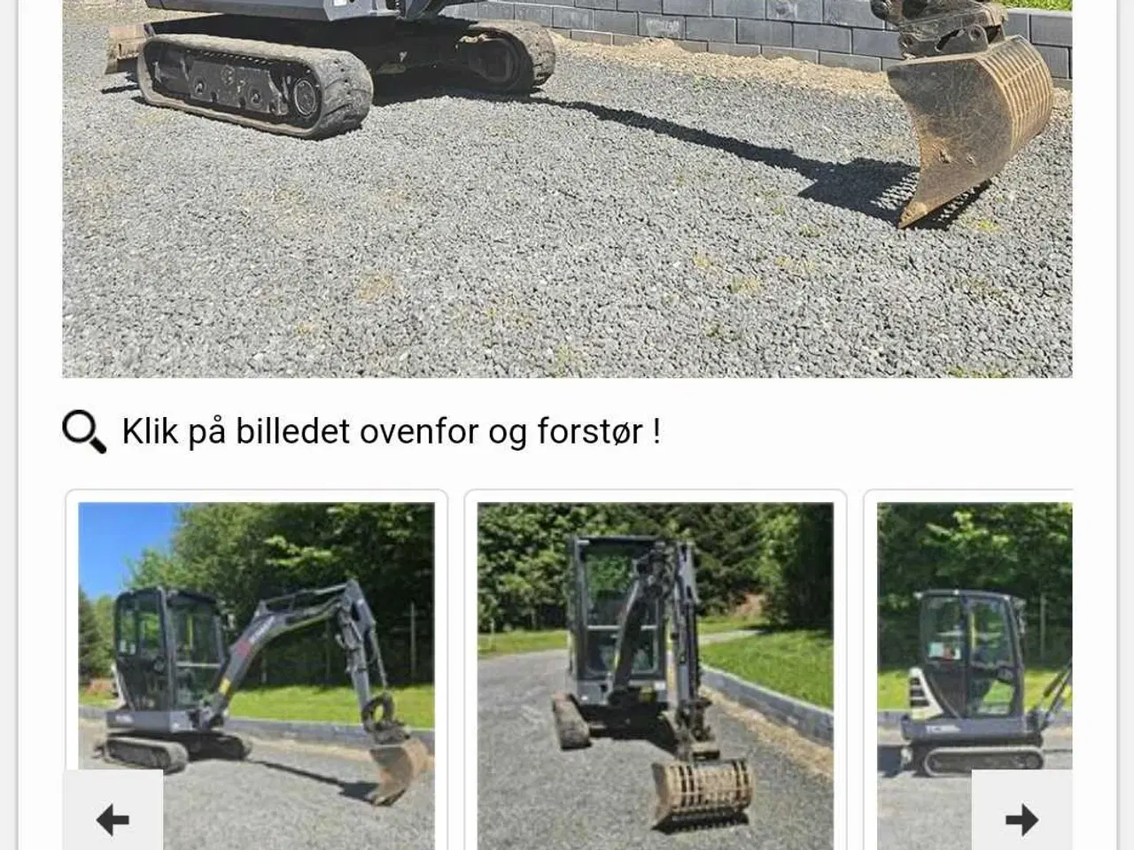 Billede 4 - Minigraver Terex tc22.2 har altid været opbevaret 